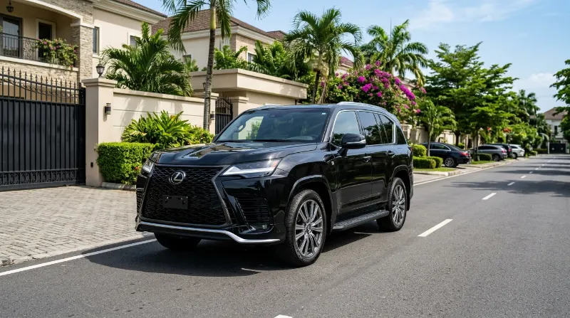 Sample luxury SUV for hire in Nigeria